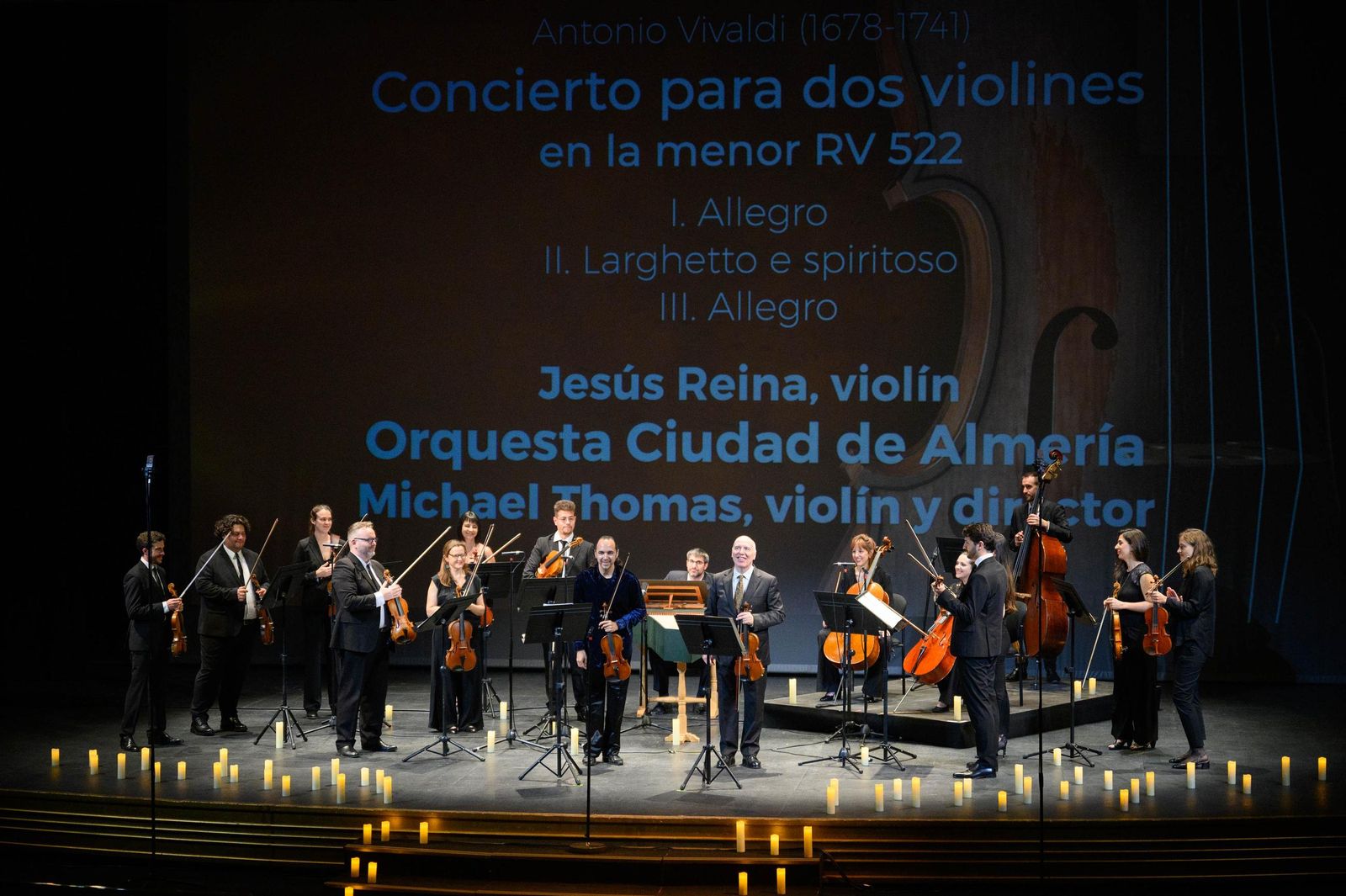 La OCAL con Jesús Reina y Michael Thomas.