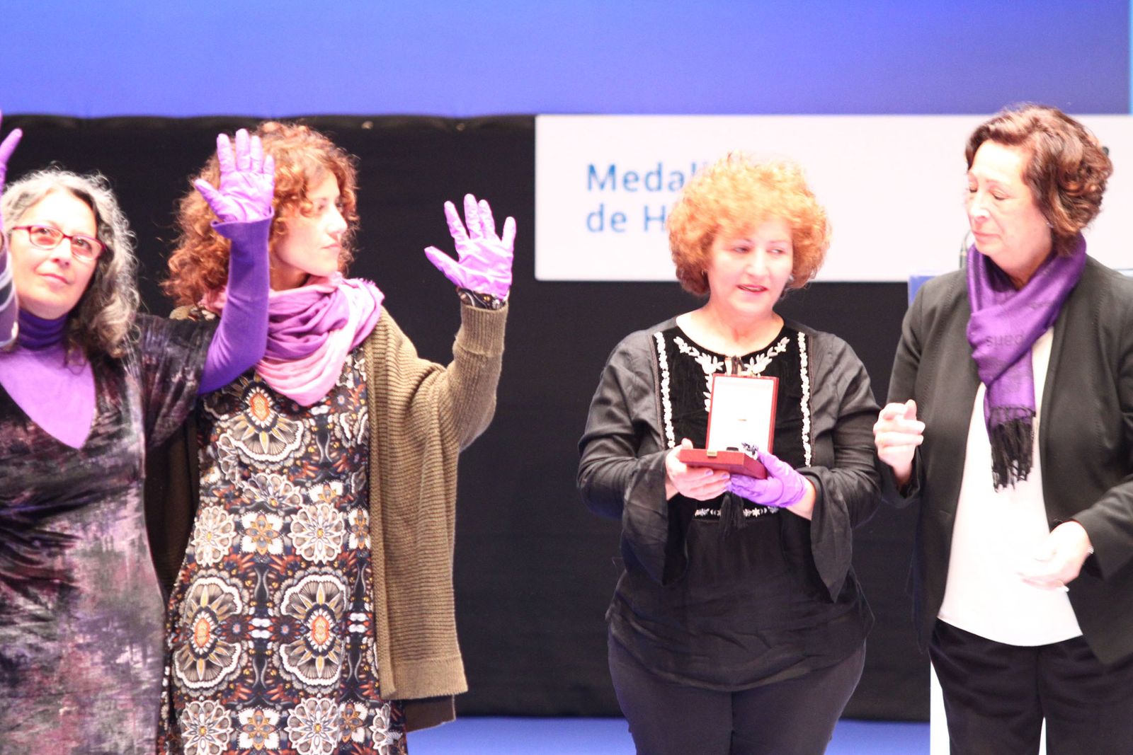 Imágenes de la entrega de las medallas de Huelva