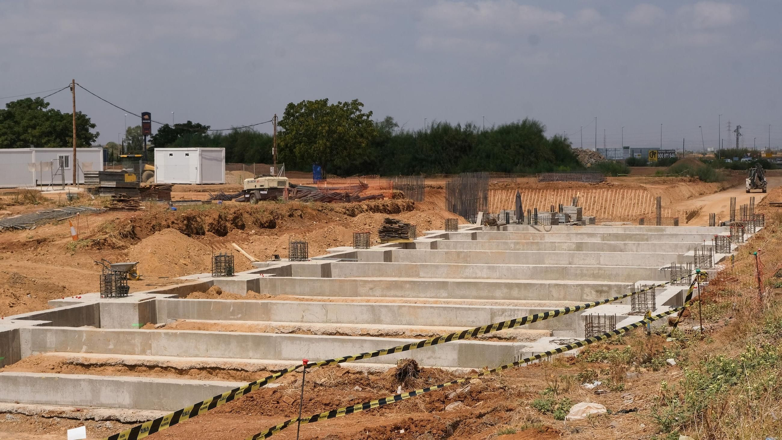 Así avanzan las obras del Metro de Sevilla en Pino Montano