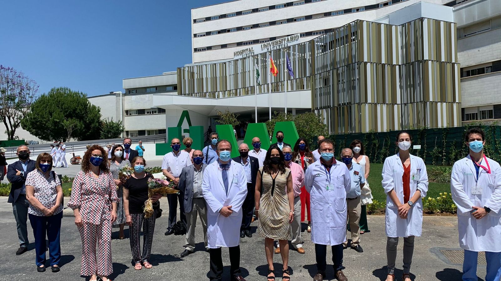 Un momento del acto homenaje en el Macarena por el Día del Donante de Órganos.
