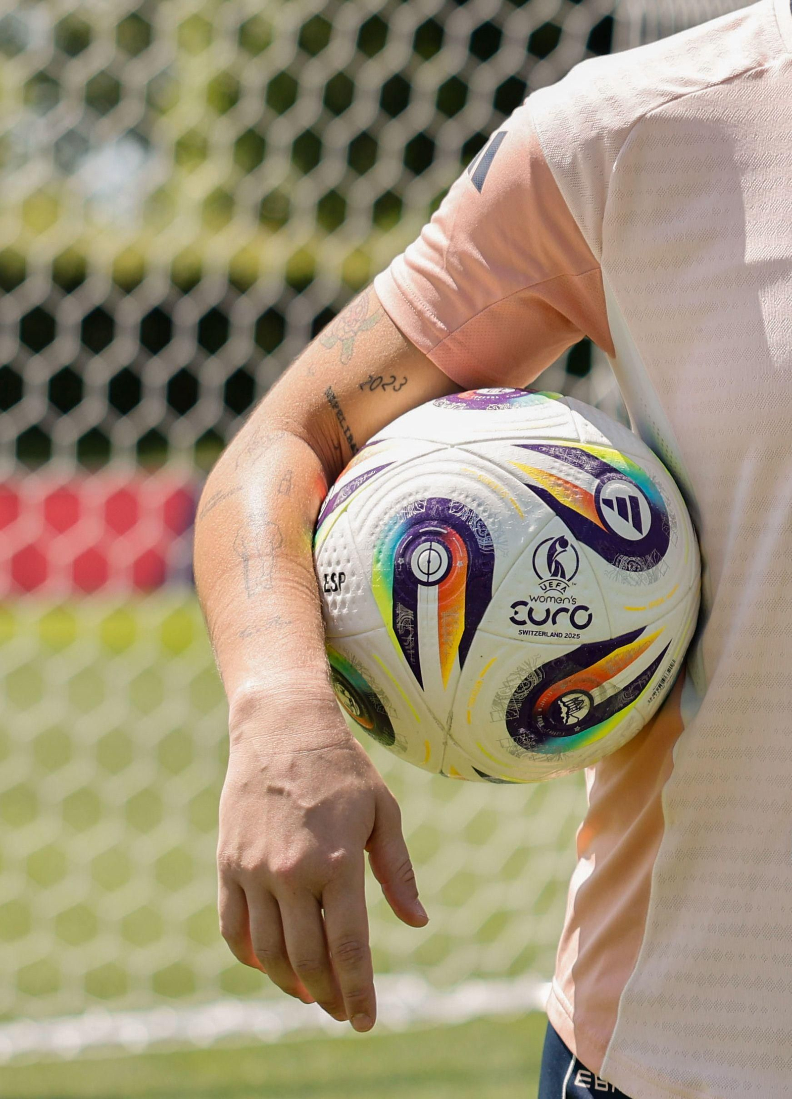 Las fotos de España antes de enfrentarse a Suiza en la Eurocopa femenina