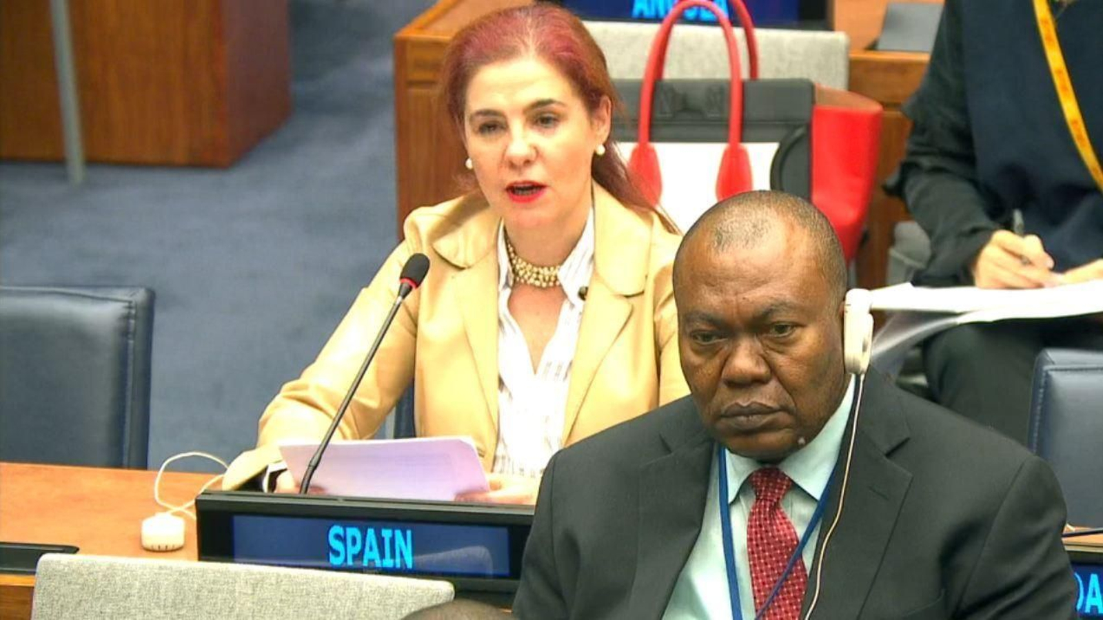 La ministra consejera de la Representación de España ante la ONU, Francisca Pedrós.