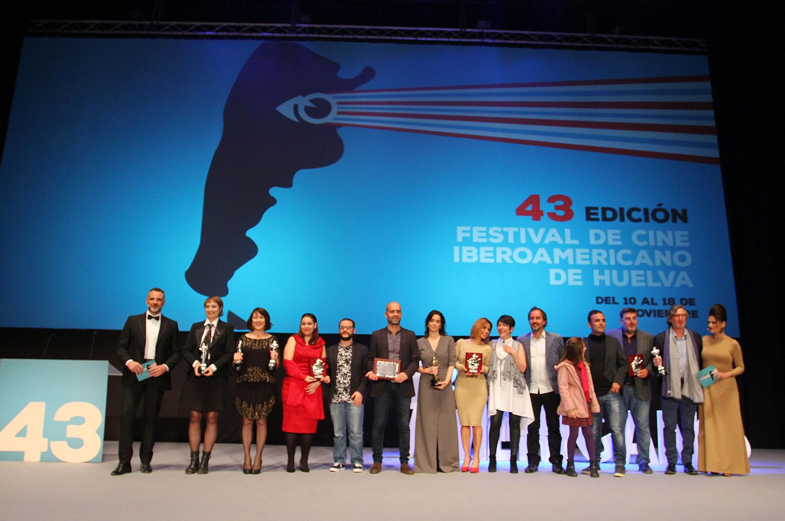 Imágenes de la gala de clausura del Festival de Cine Iberoamericano de Huelva.