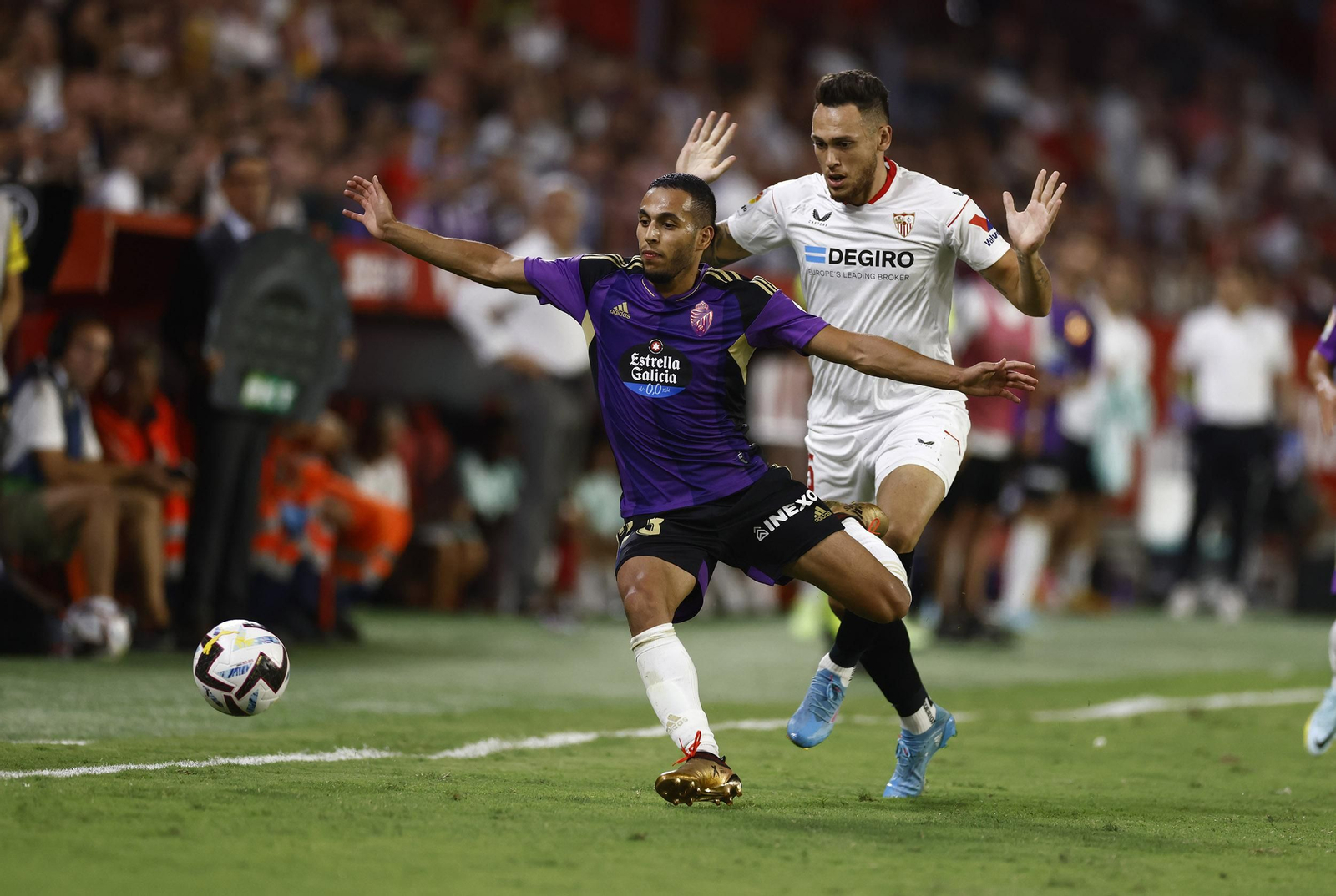 Las imágenes del Sevilla-Valladolid