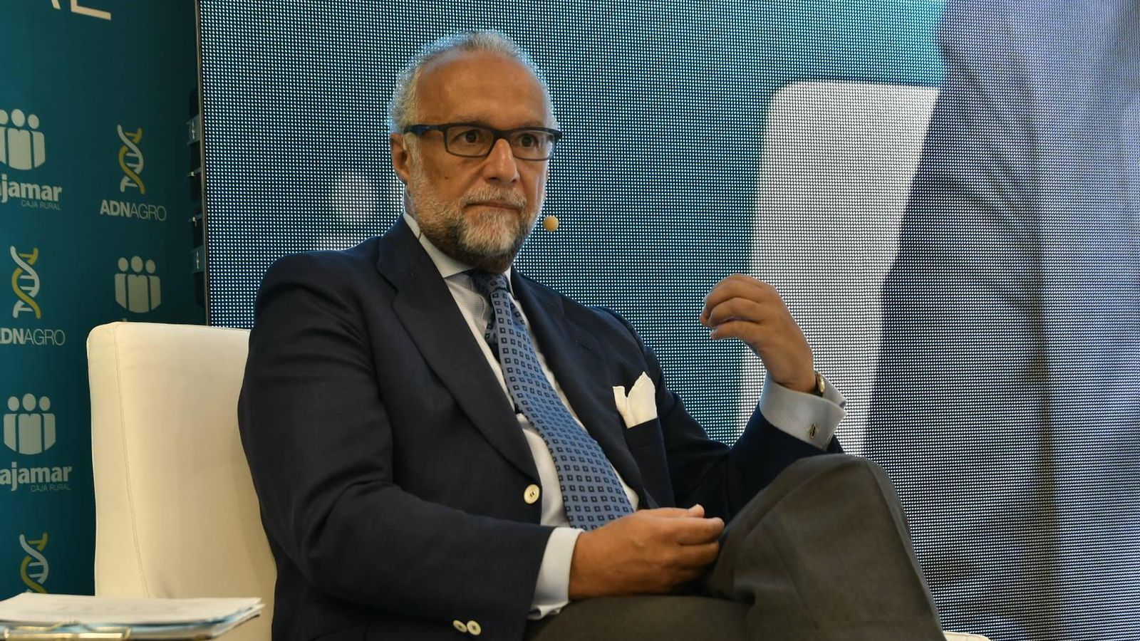 El economista José María O’kean, durante su intervención en la feria.