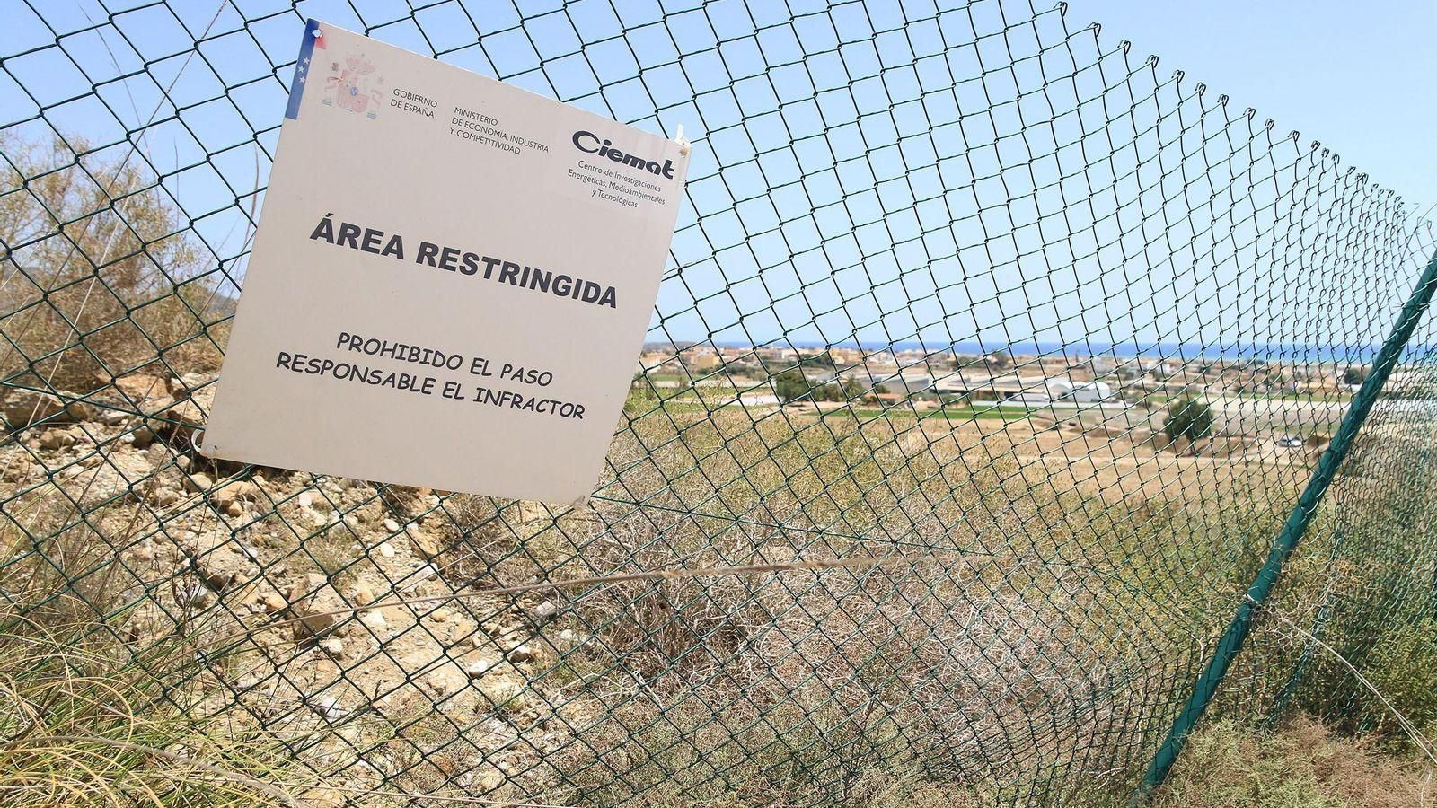 Área restringida en Palomares