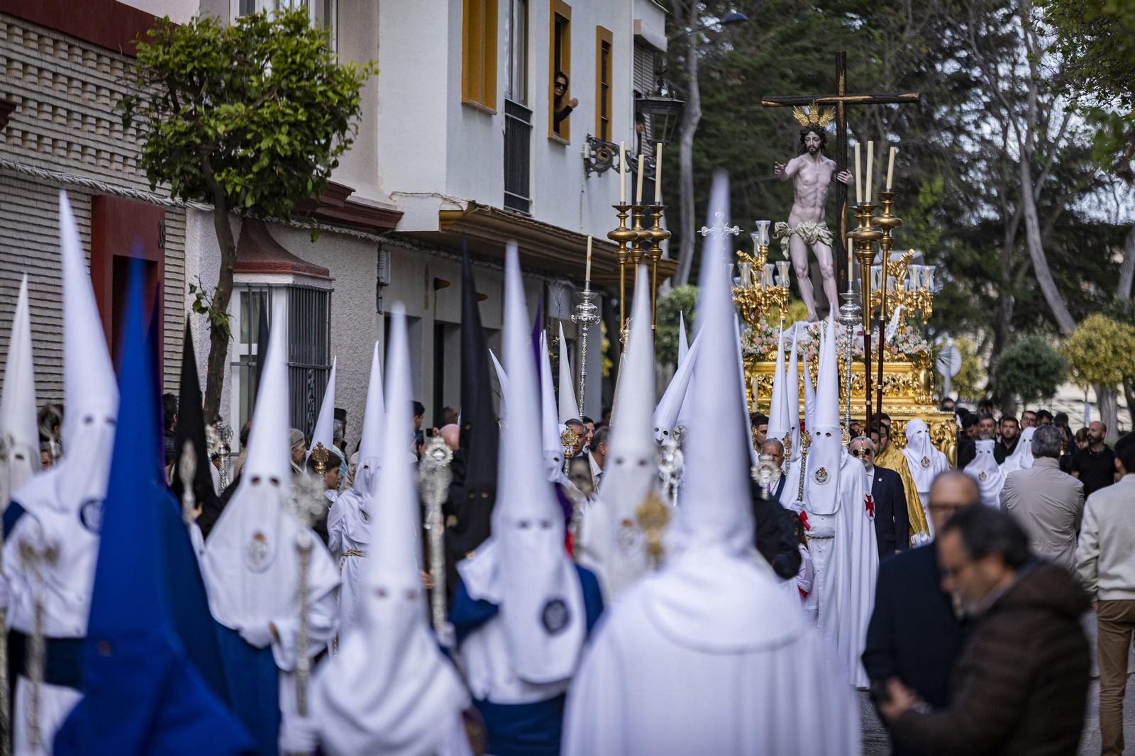 Las imágenes de la hermandad de la Resurrección en la Semana Santa de San Fenrando 2025