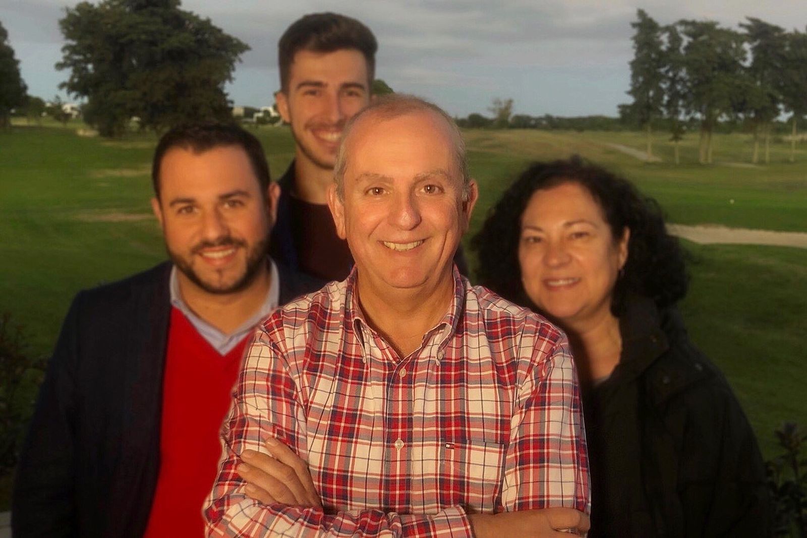 Guillermo Cisneros junto a parte del equipo de Ciudadanos Puerto Real