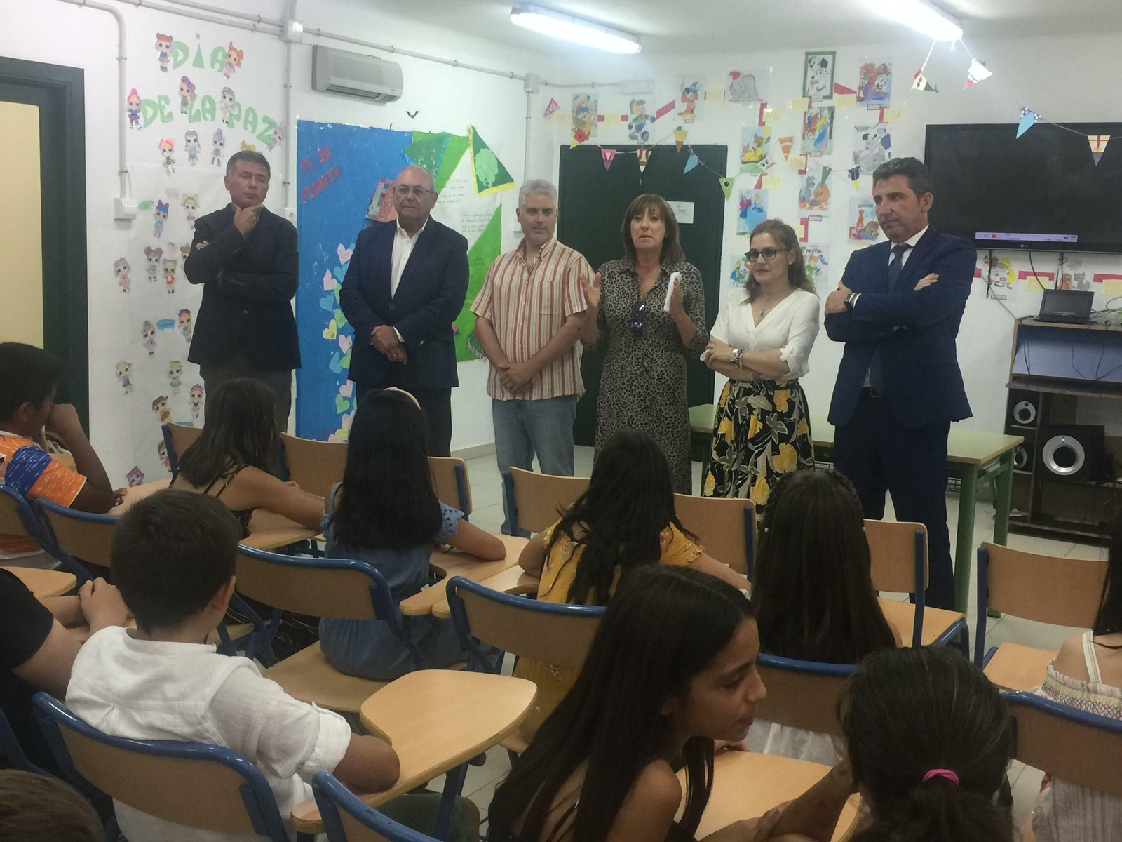 Acto de la entrega del premio al CEIP San Fernando de Huelva.