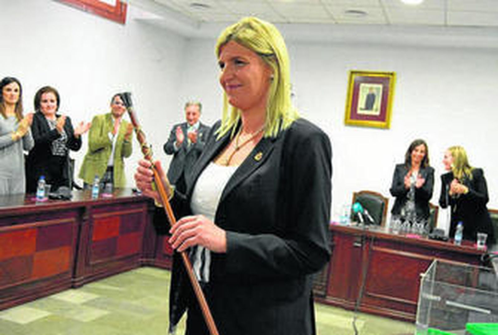 Inmaculada Hernández fue designada alcaldesa de La Zubia en 2014, tras la renuncia de Antonio Iglesias.