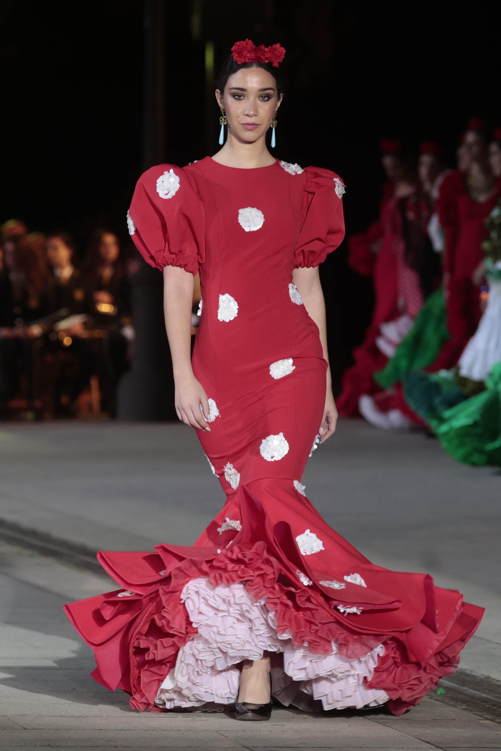 El desfile Andalucía es flamenca en el Palacio de San Telmo, todas las fotos