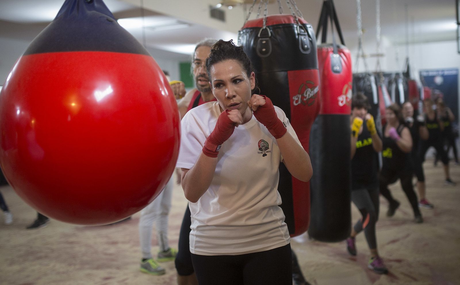 Aficionadas al boxeo, en imágenes