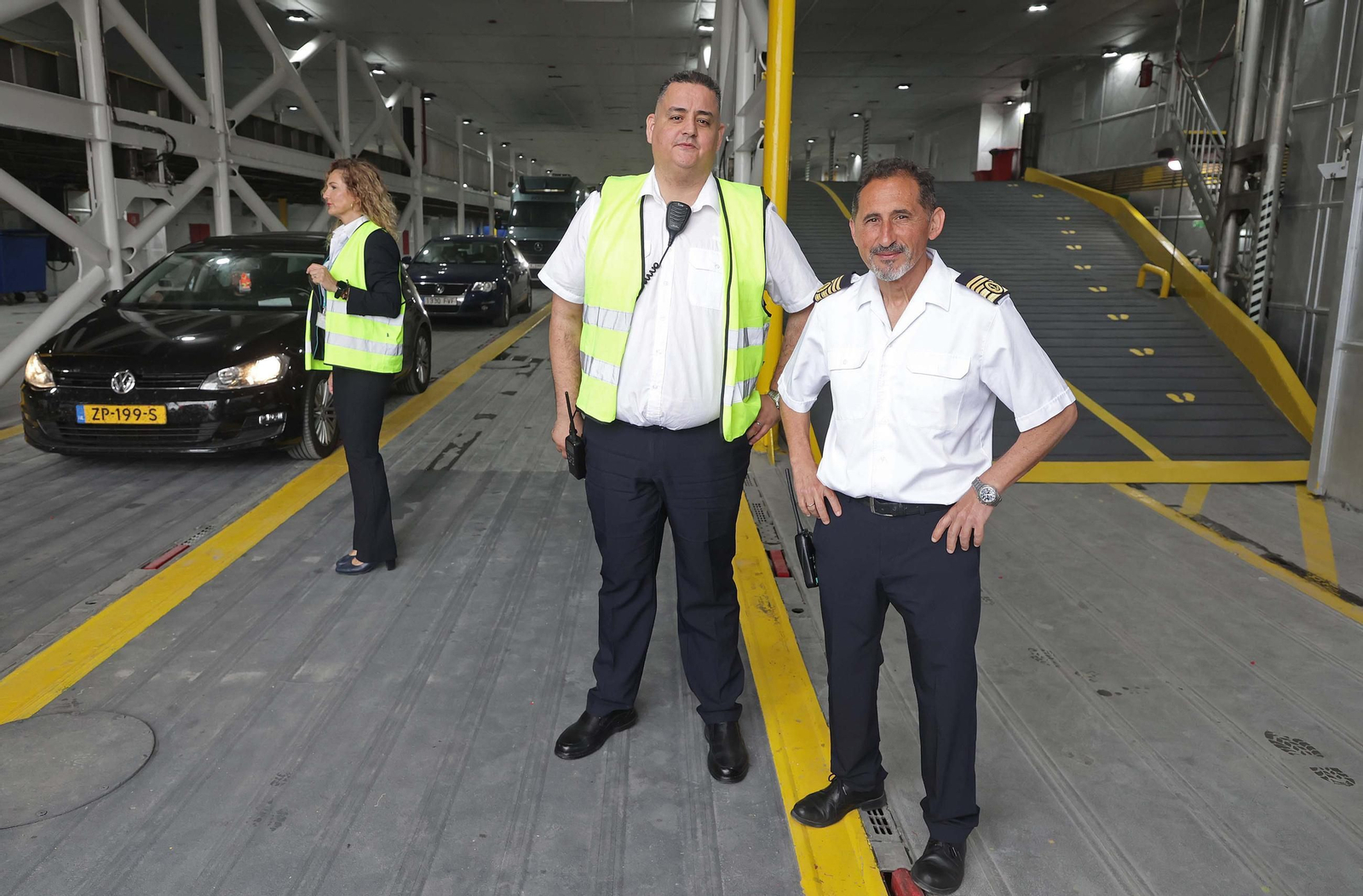 Así fue el primer viaje del 'Avemar Dos' entre Tarifa y Tánger con Baleària, en imágenes