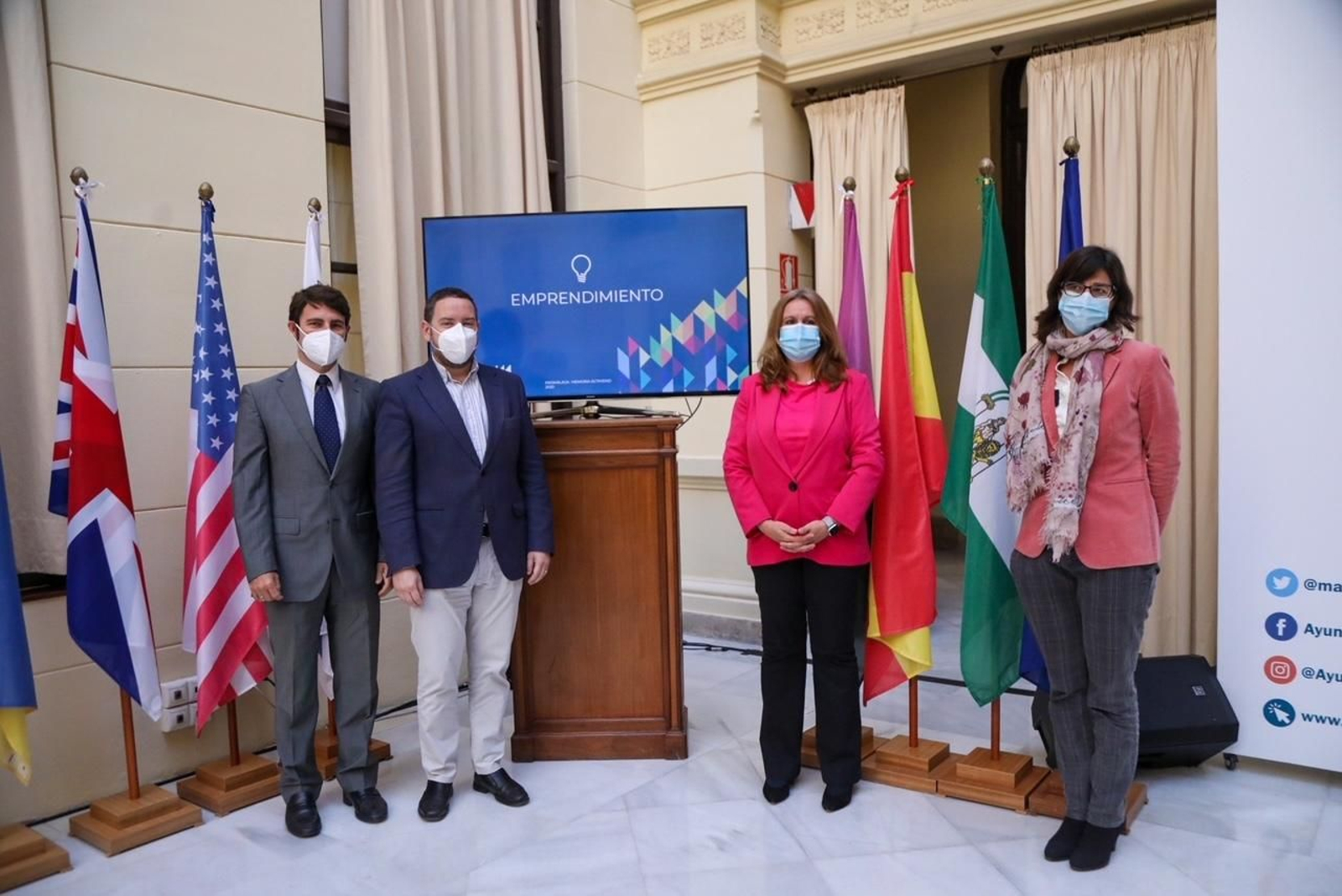 Presentación de la memoria de Promálaga de 2020.