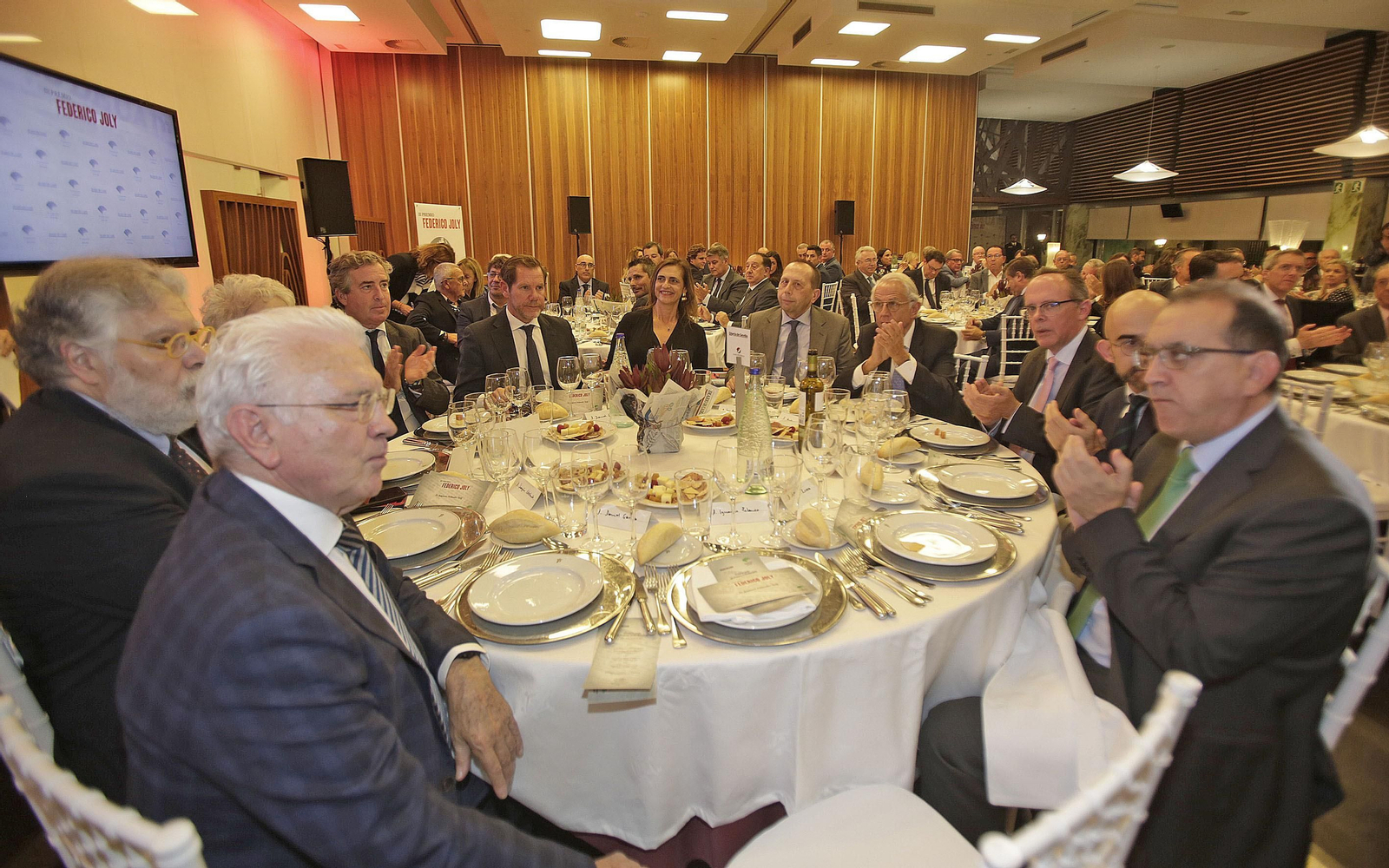Entrega del premio Federico Joly a Augusto Delkáder