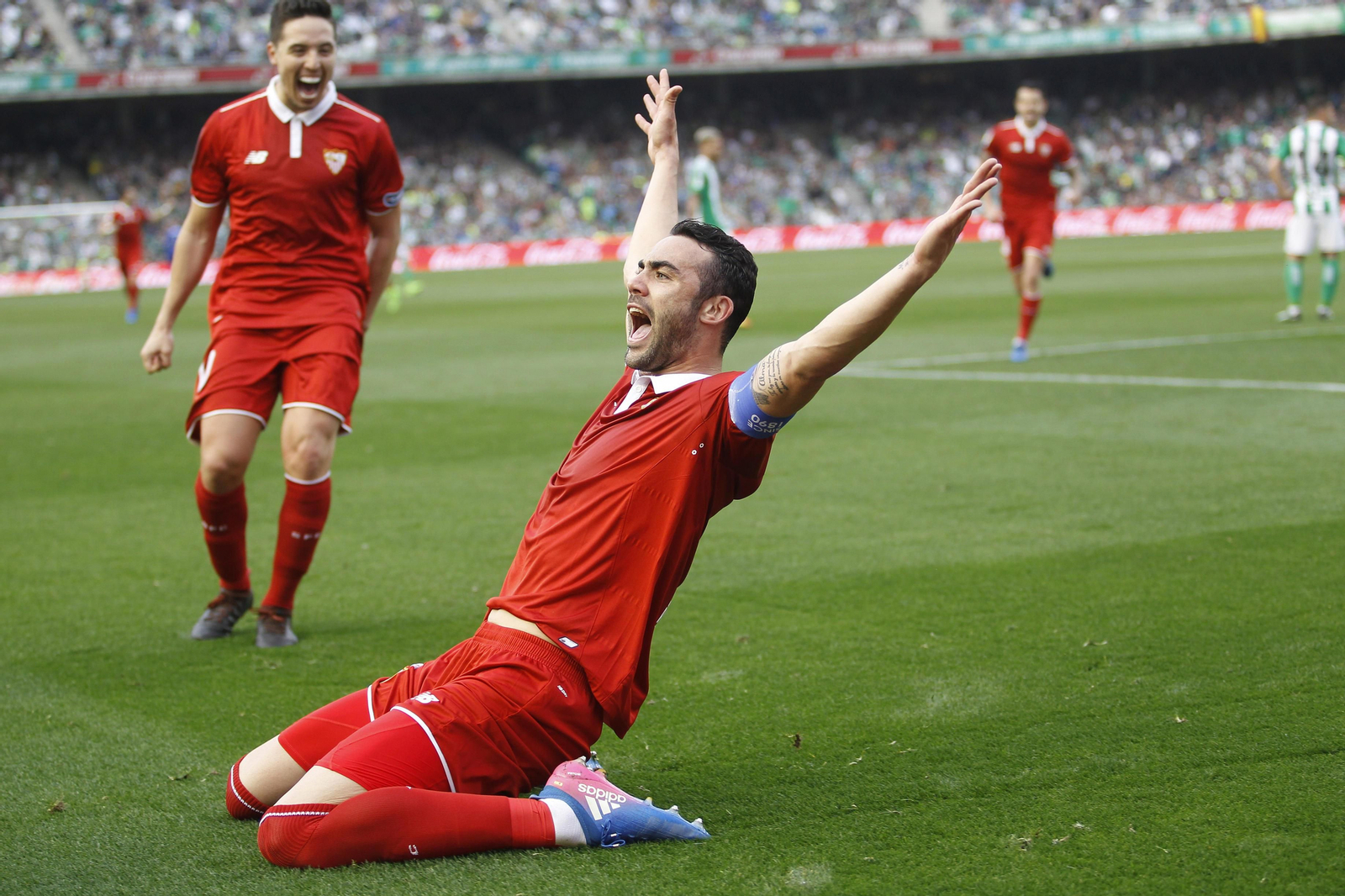 El Betis-Sevilla, en imágenes
