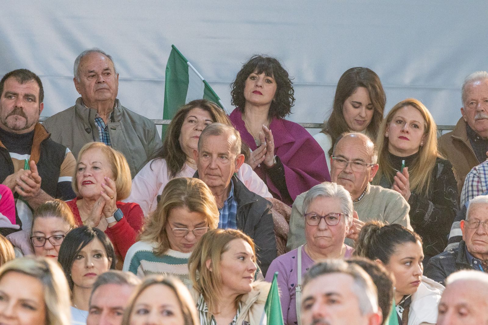 Acto en defensa de los servicios públicos para celebrar el 28F en Jaén