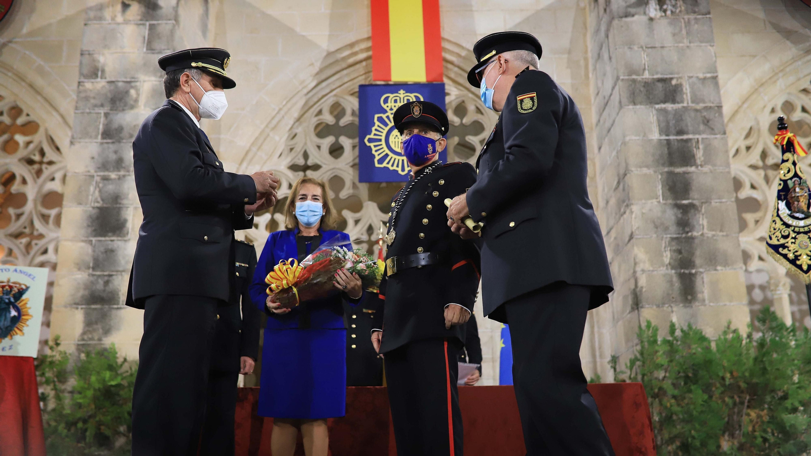 Entrega de medallas de la asociación policial Santo Angél de Jerez