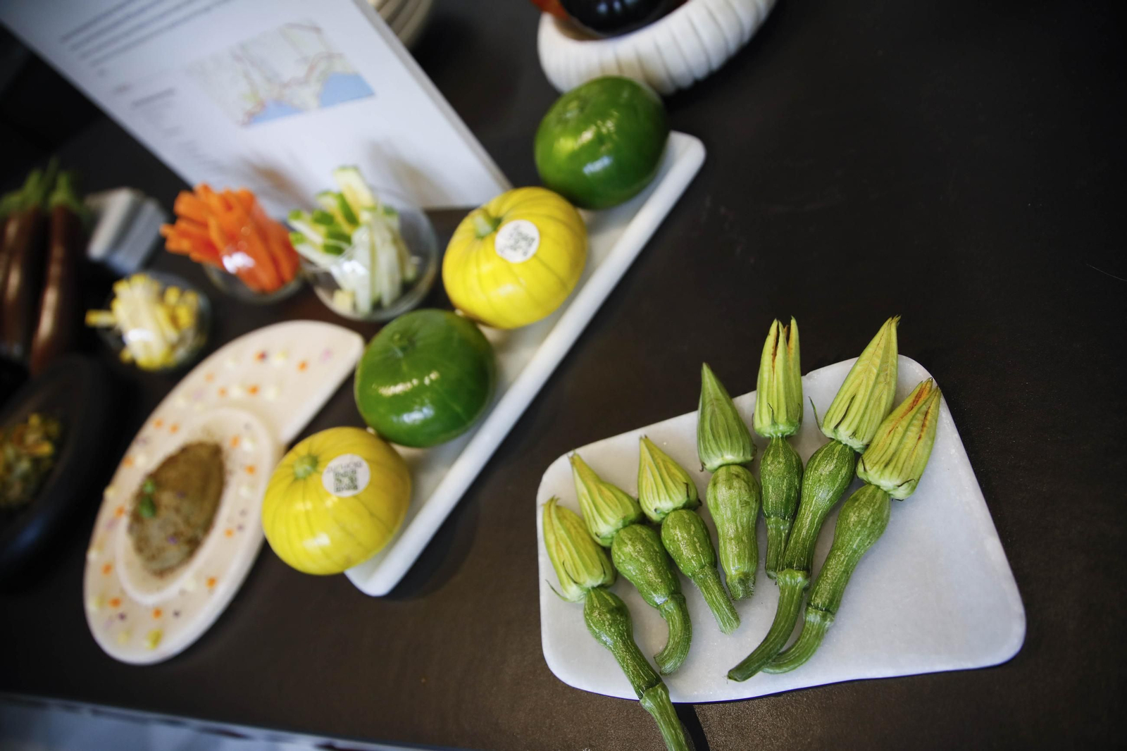 Las imágenes de una nueva variedad de berenjena en Almería