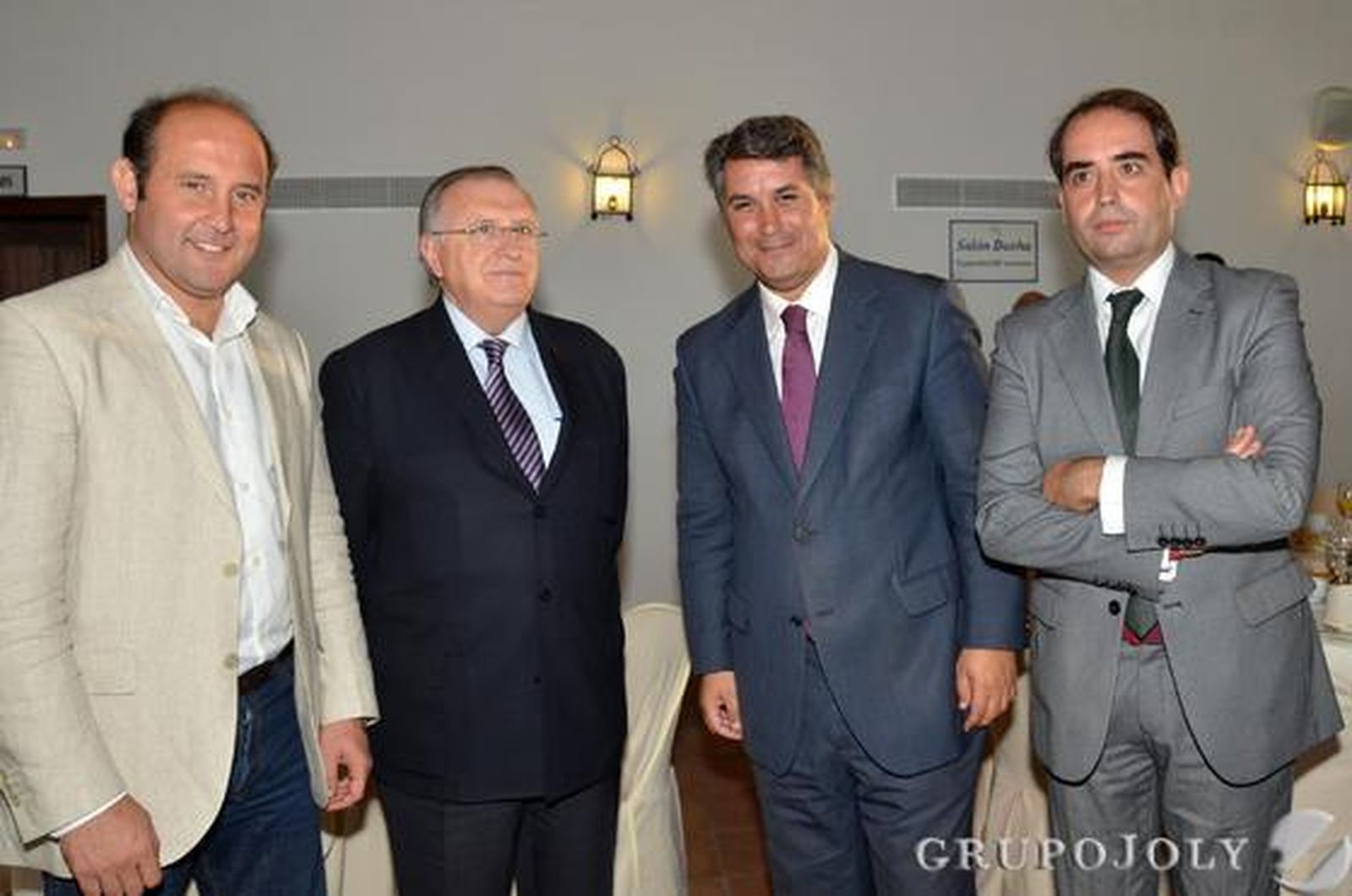 Juan José Ortiz, José Blas Fernández, Ignacio Romaní y Antonio Saldaña.

Foto: Aranda / Pascual