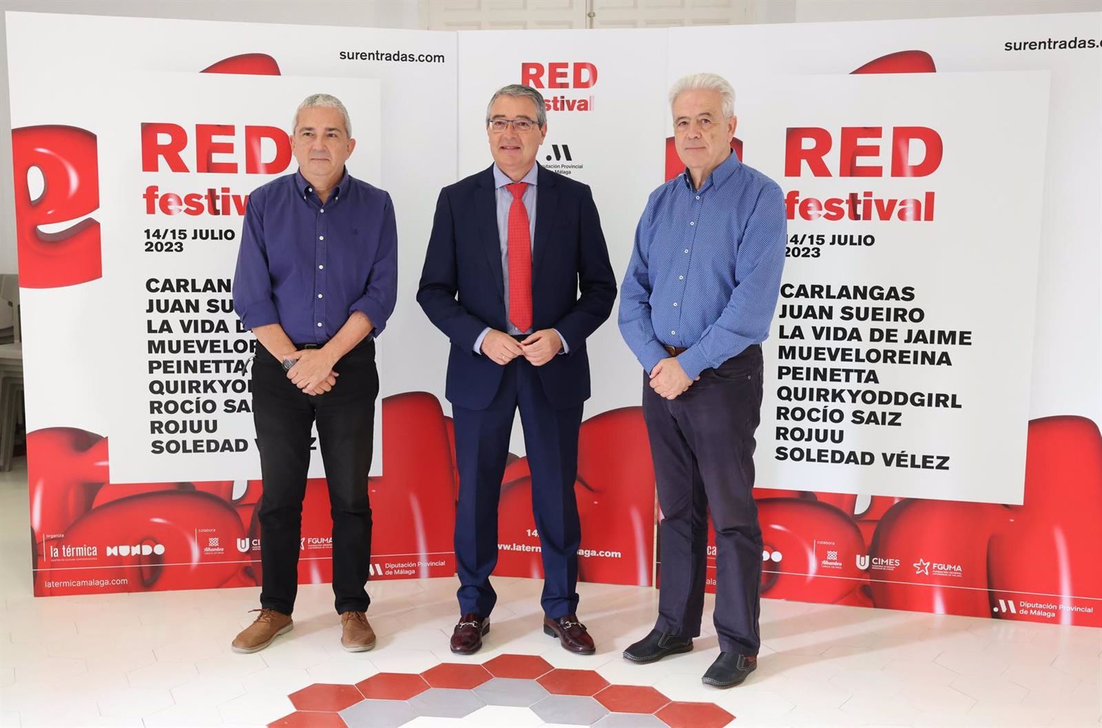 La Diputación de Málaga entrega parte de la recaudación del RED Festival de La Térmica a la investigación contra el cáncer