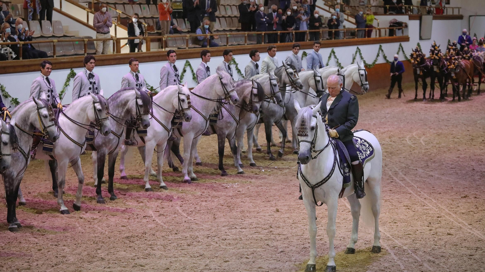Así fue el homenaje a Álvaro Domecq en la Real Escuela Andaluza del Arte Ecuestre en Jerez