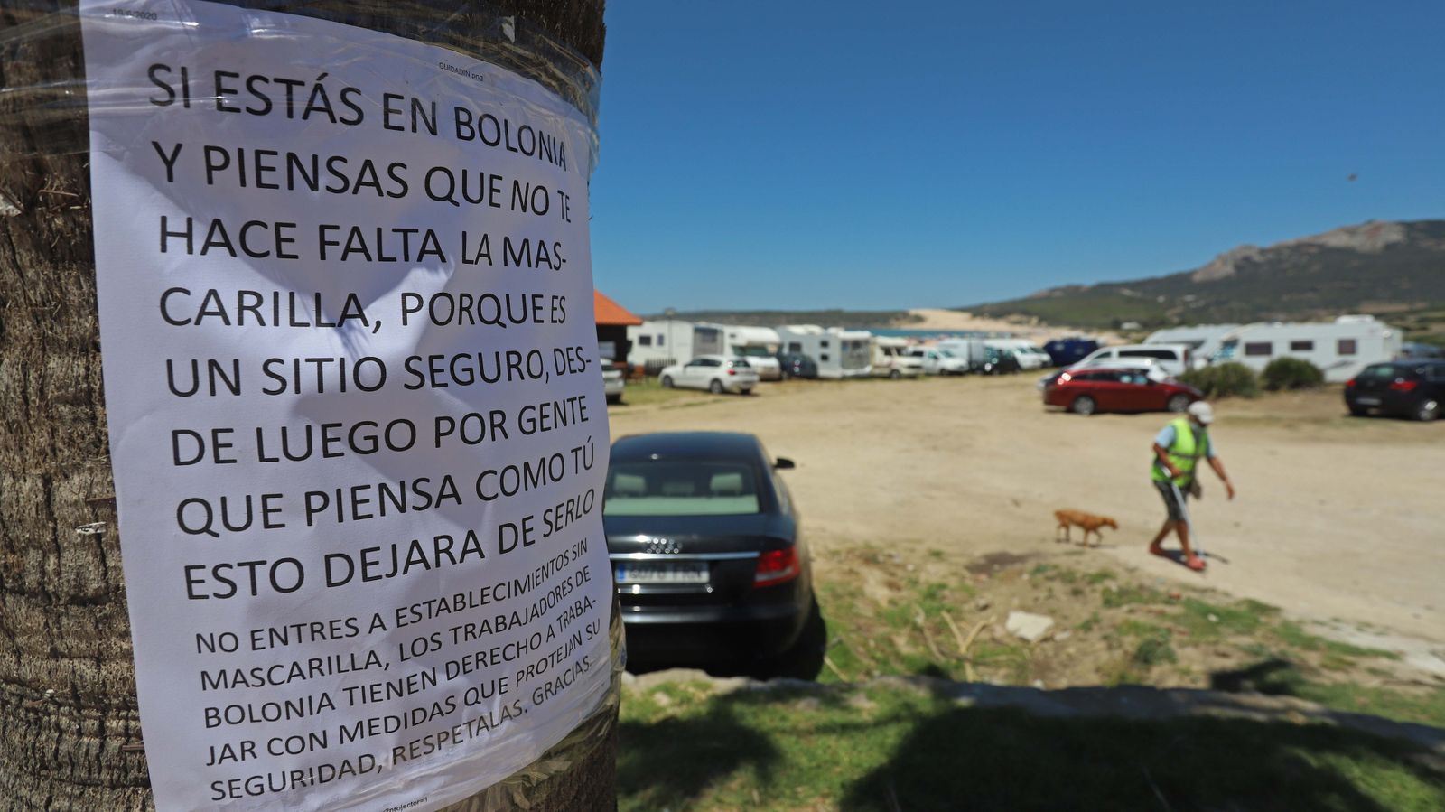 Restricciones de acceso a la playa de Bolonia