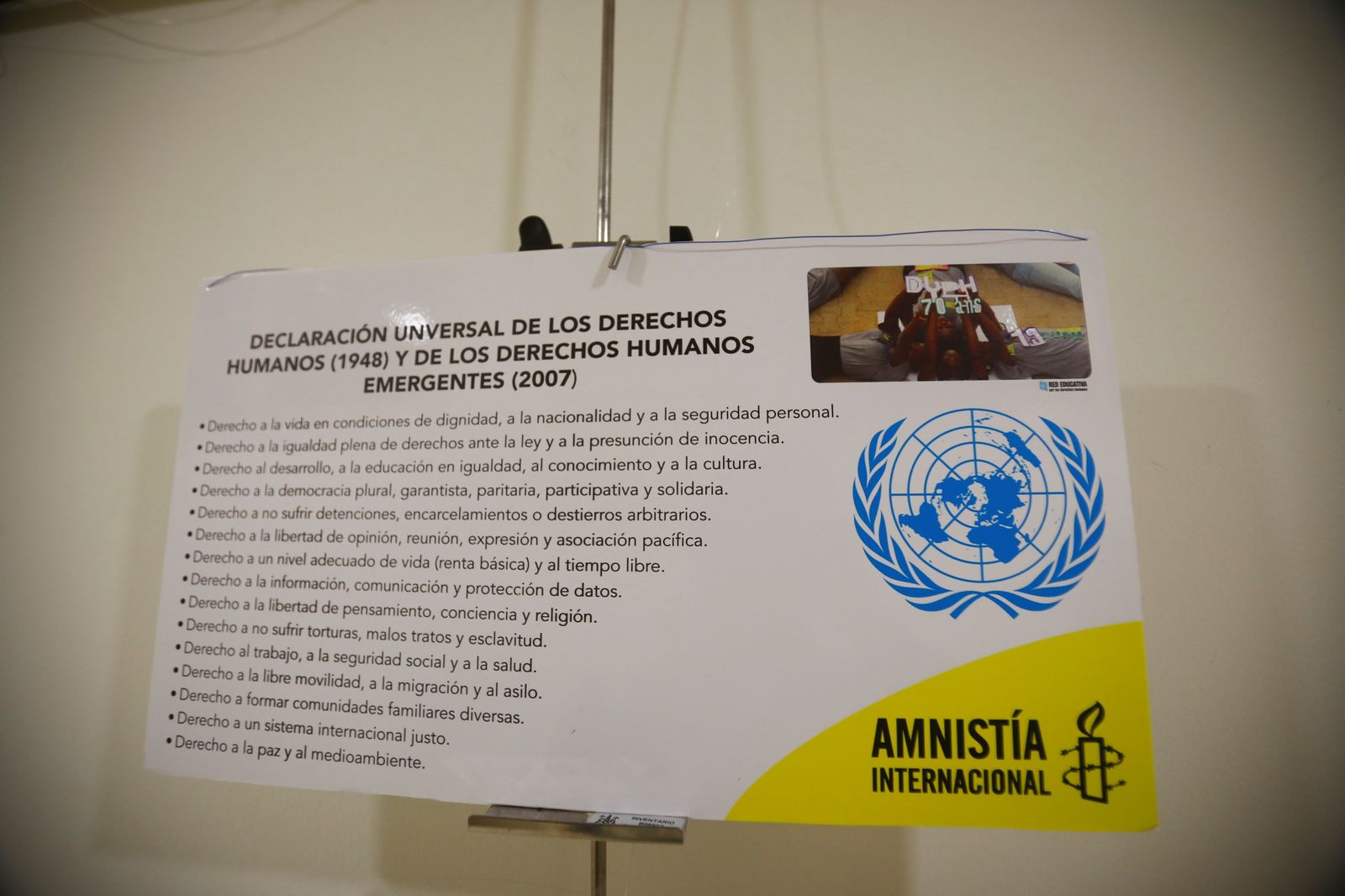 La exposición 'Derechos Humanos, presente y futuro' de Amnistía Internacional, en imágenes