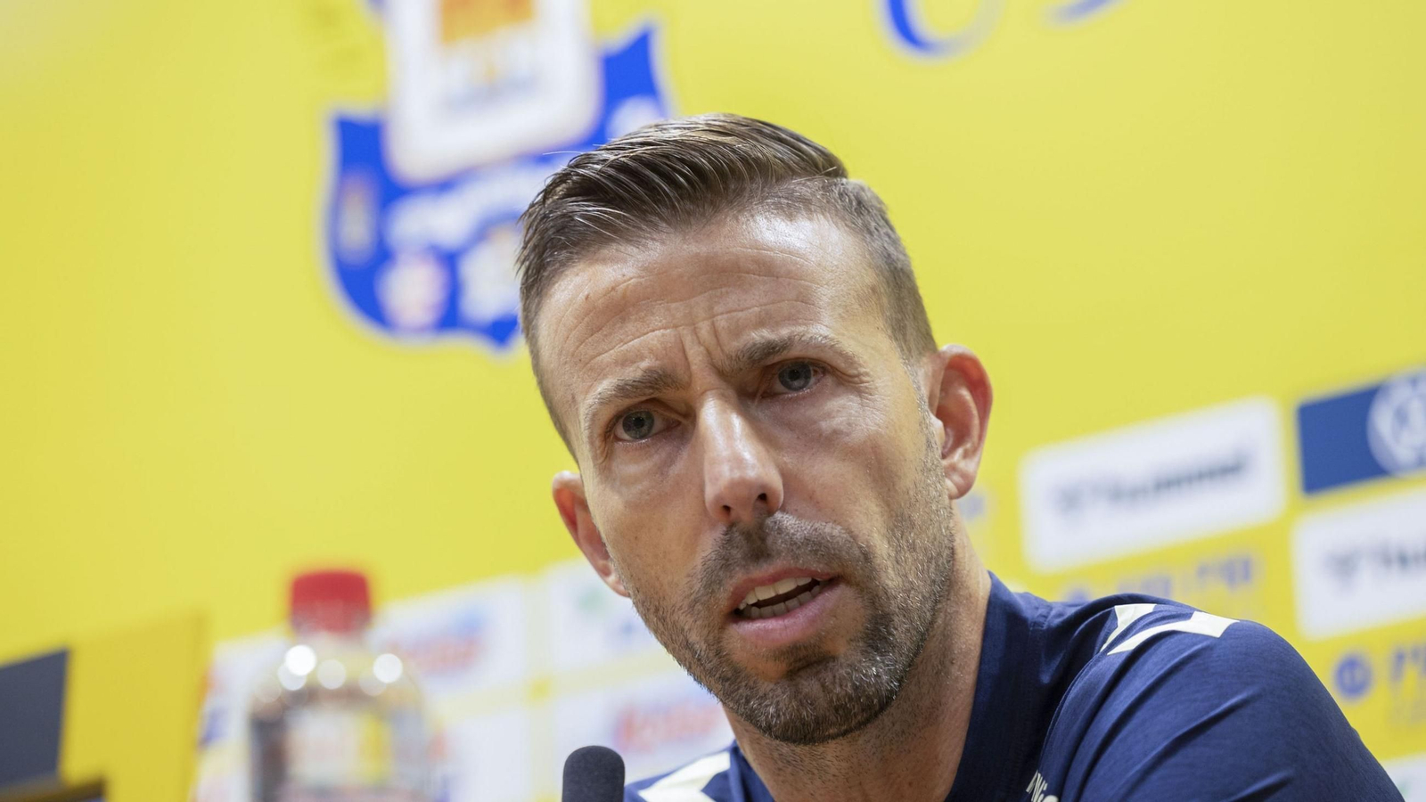 Luis García, durante una rueda de prensa.