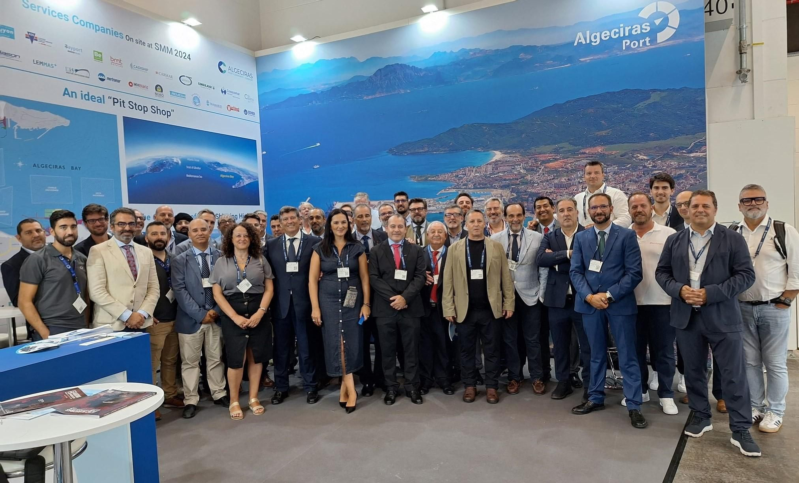 La delegación del Puerto de Algeciras en Hamburgo. La delegación del Puerto de Algeciras en Hamburgo.