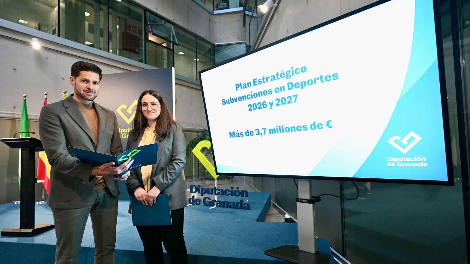 Imagen de la presentación del Plan Estratégico de Subvenciones en Deportes