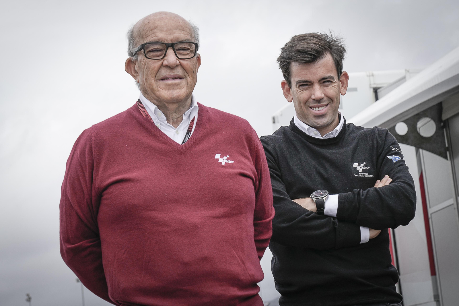 Carlos Ezpeleta, junto a su padre Carmelo Ezpeleta.