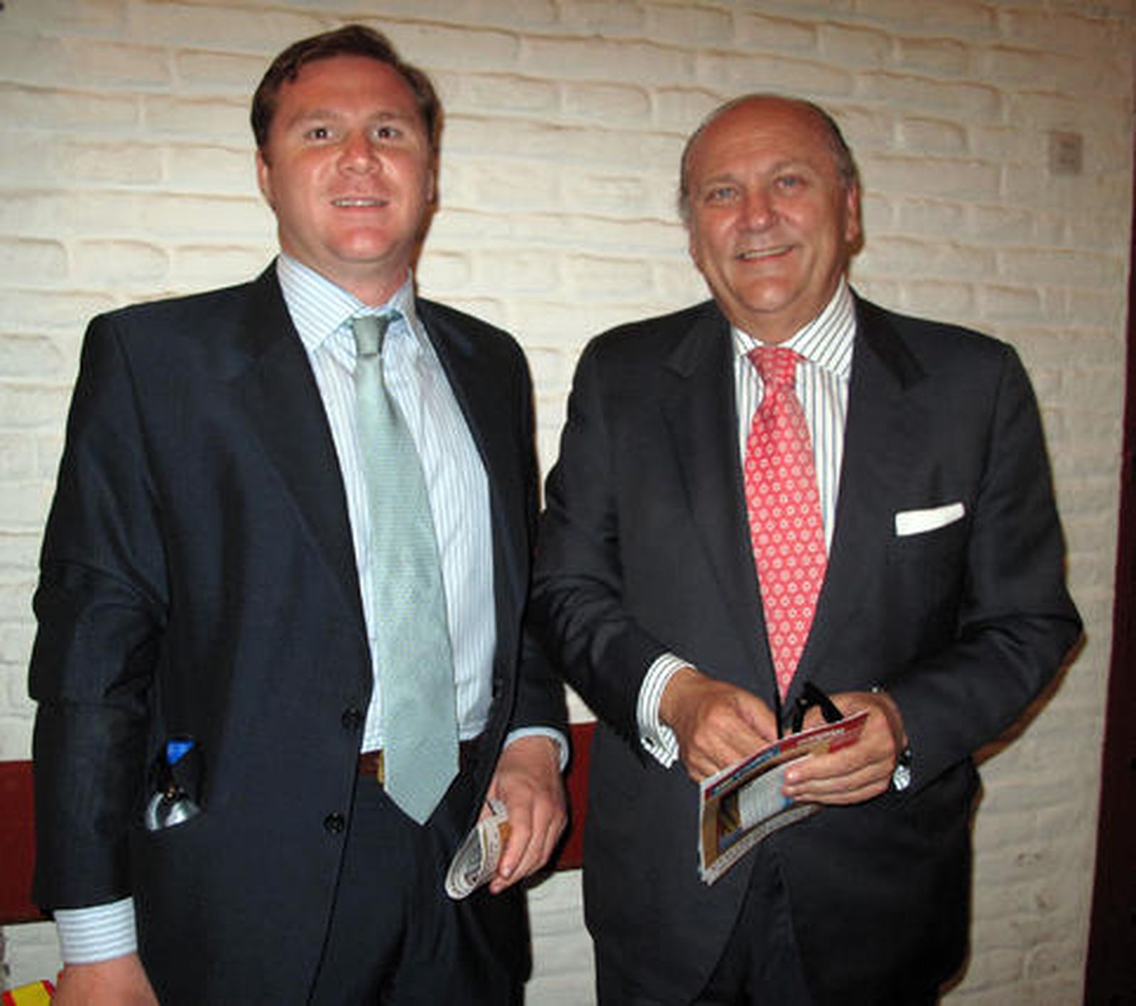 José Moya (derecha), presidente de Persán, y su hijo Javier. 

Foto: Victoria Ramírez