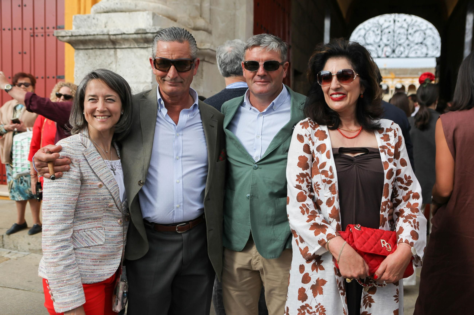 Lourdes González, Juan Romero, Ángel Gómez y Carmen Alfonso.