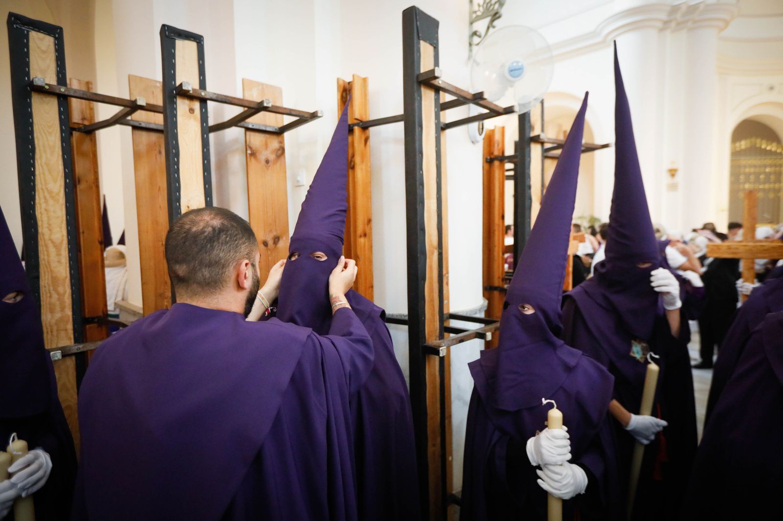 La procesión del Encuentro, en imágenes