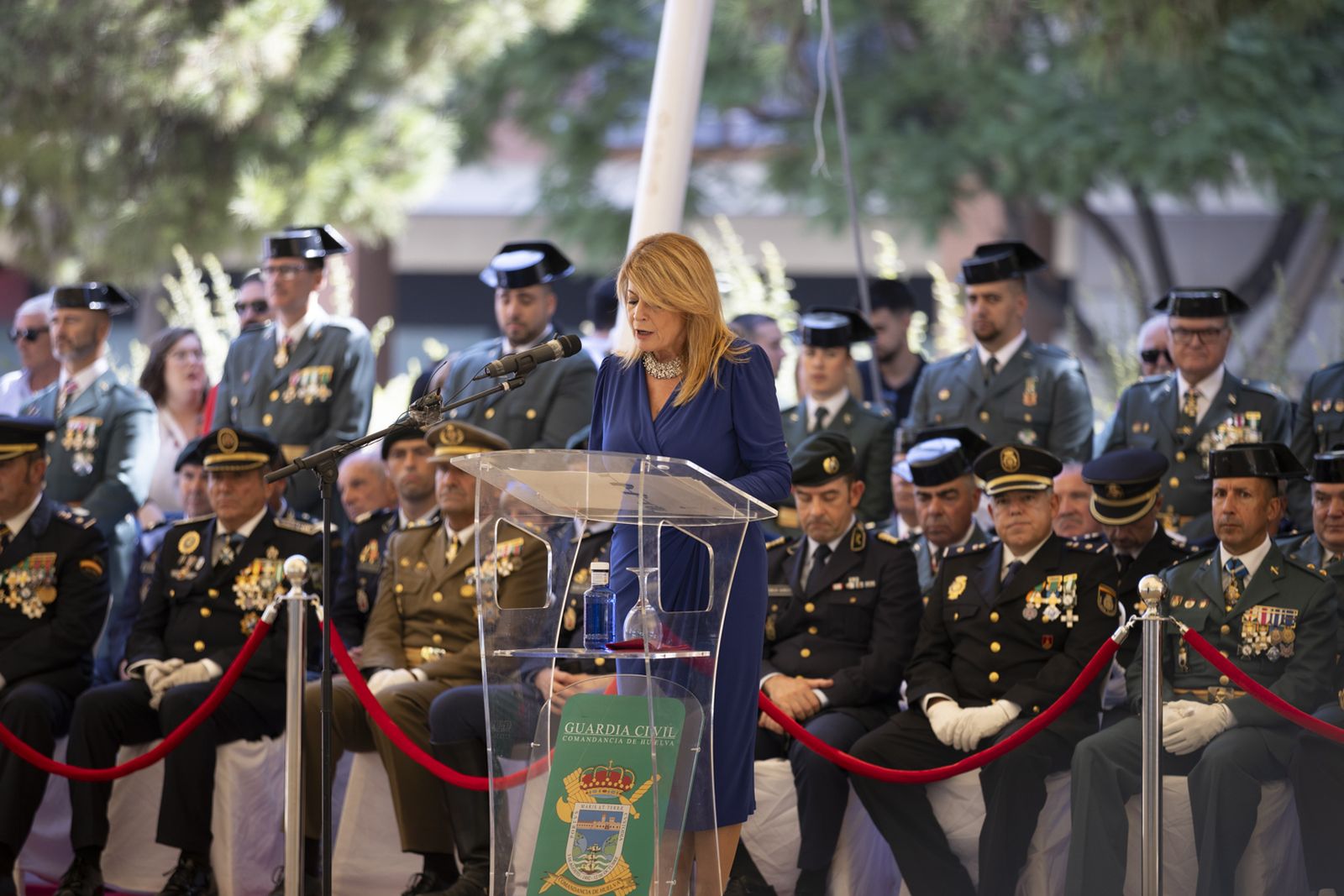 Imágenes de los actos de celebración de la festividad de la patrona de la Guardia Civil, la Virgen del Pilar.