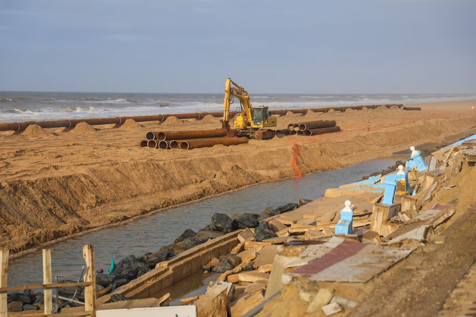 Fotografías de las zonas más perjudicadas de Matalascañas tras los últimos temporales