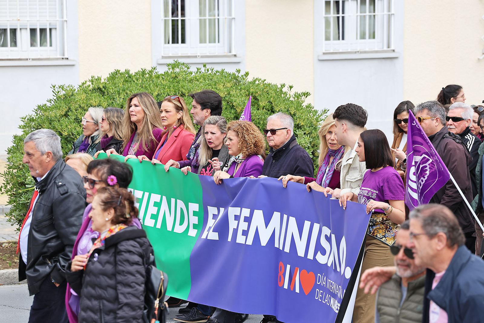 8M: Las fotografías de la manifestación del Día de la Mujer