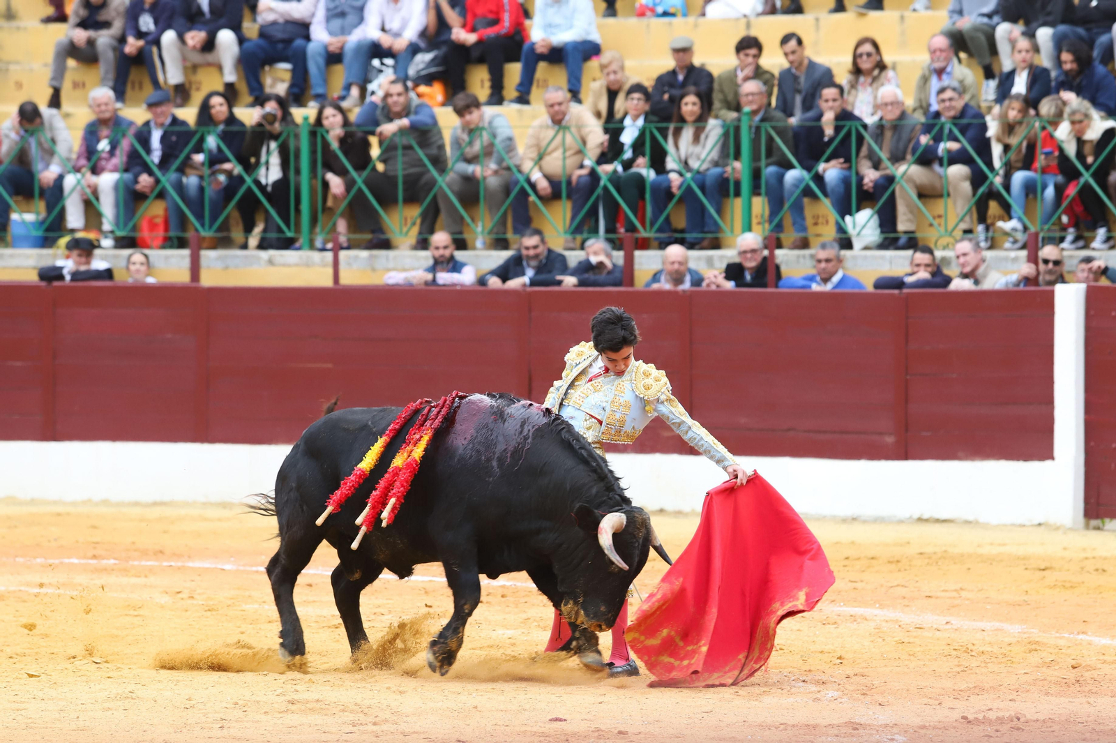 Imágenes de la novillada previa a la Semana Santa en la plaza de toros de La Línea