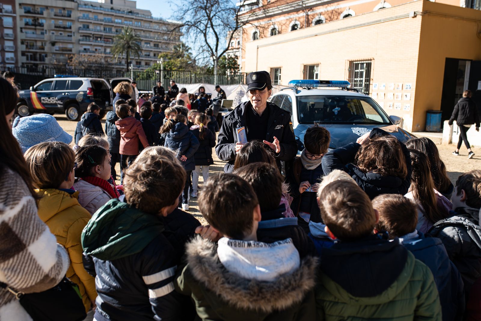 Imágenes de la exhibición de la Policía Nacional en el SAFA Funcadia