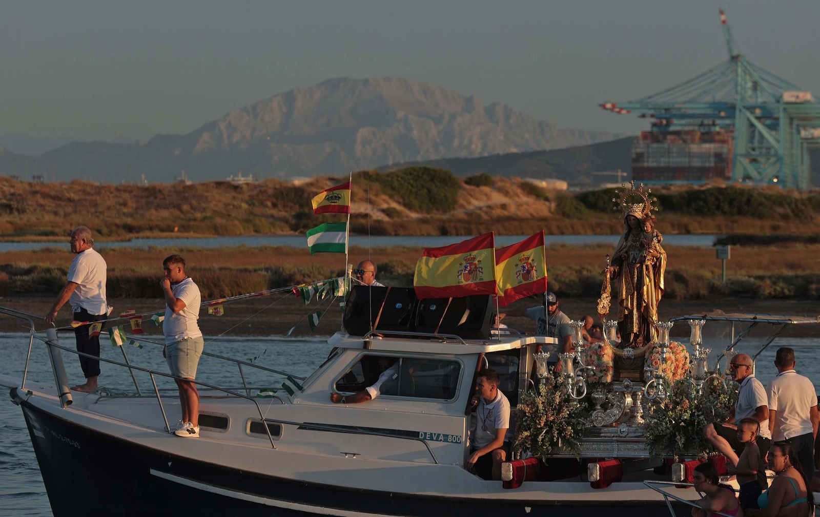 Fotos de la procesión de la Virgen del Carmen en Palmones