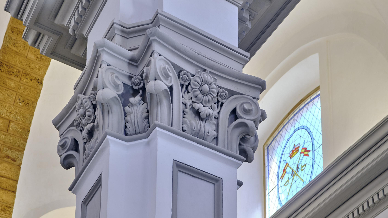 Interior de la Iglesia Castrense después de la reforma.