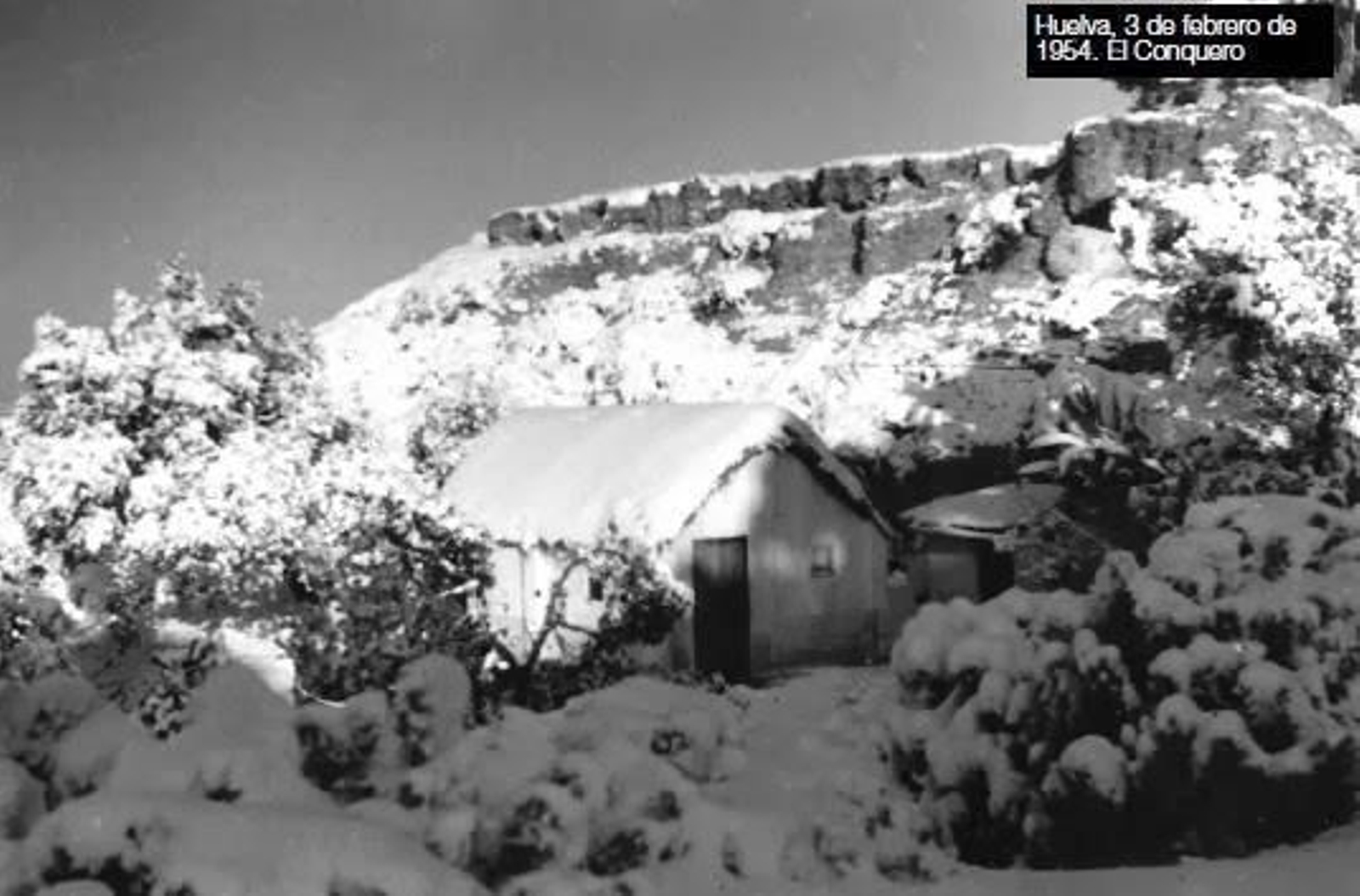 70 años de la última gran nevada de Huelva
