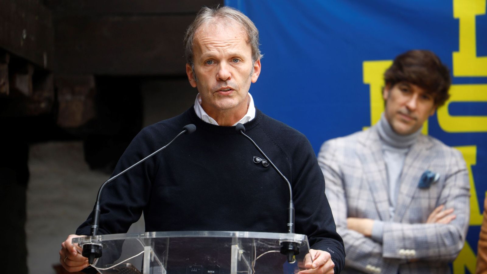 David Pino, explicando el homenaje a Fosforito en 'Nazareno y Olivares'.