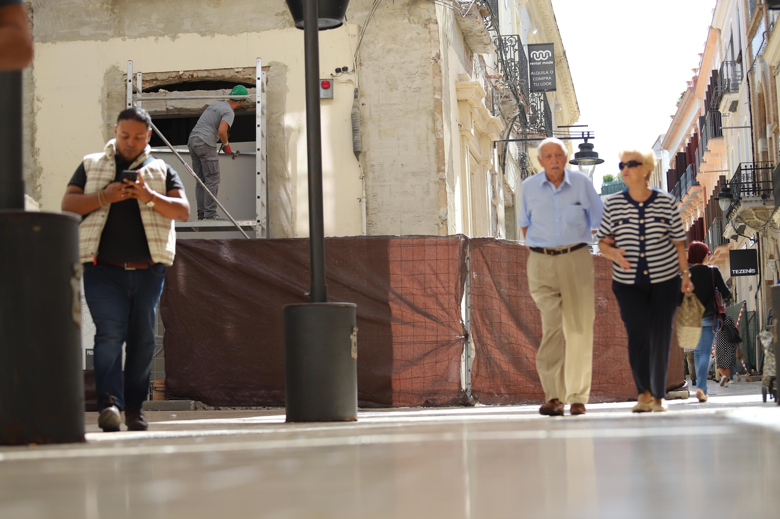 Imágenes de las obras de reforma del edificio de la calle Palacio