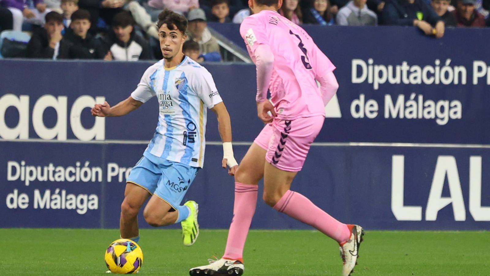 El Málaga CF-Eldense, en fotos