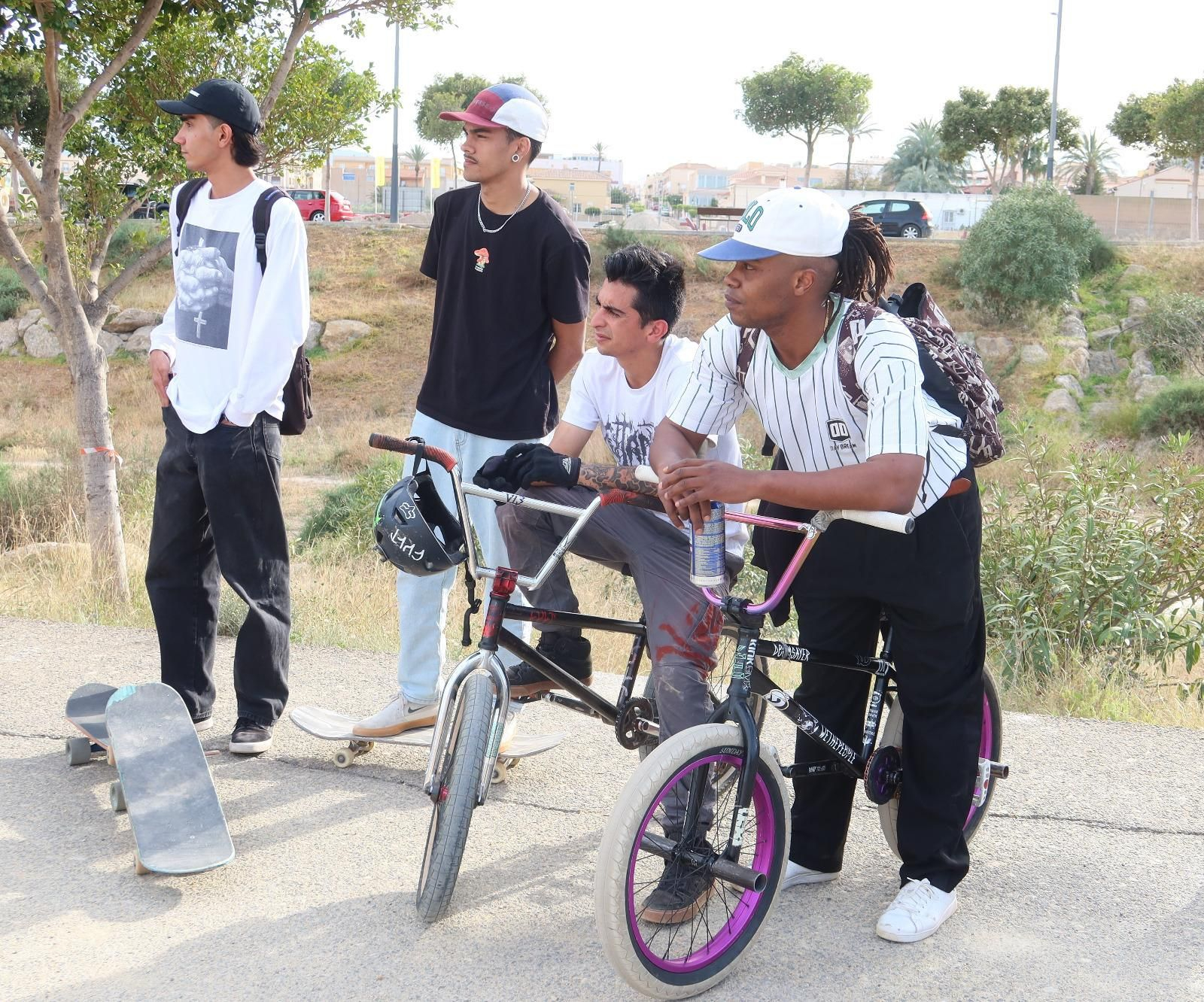 Inauguración del nuevo skate park en el Parque de la Rambla de Vera