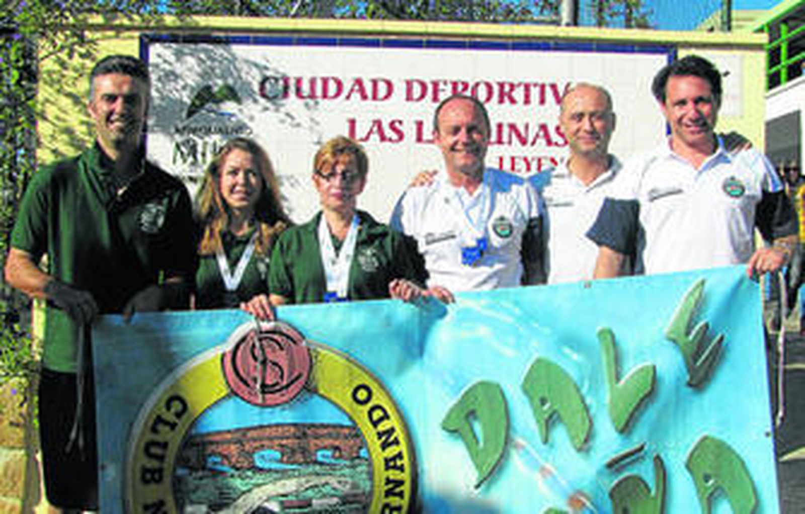 Los seis nadadores isleños que tuvieron una destacada actuación en el Andaluz Máster.