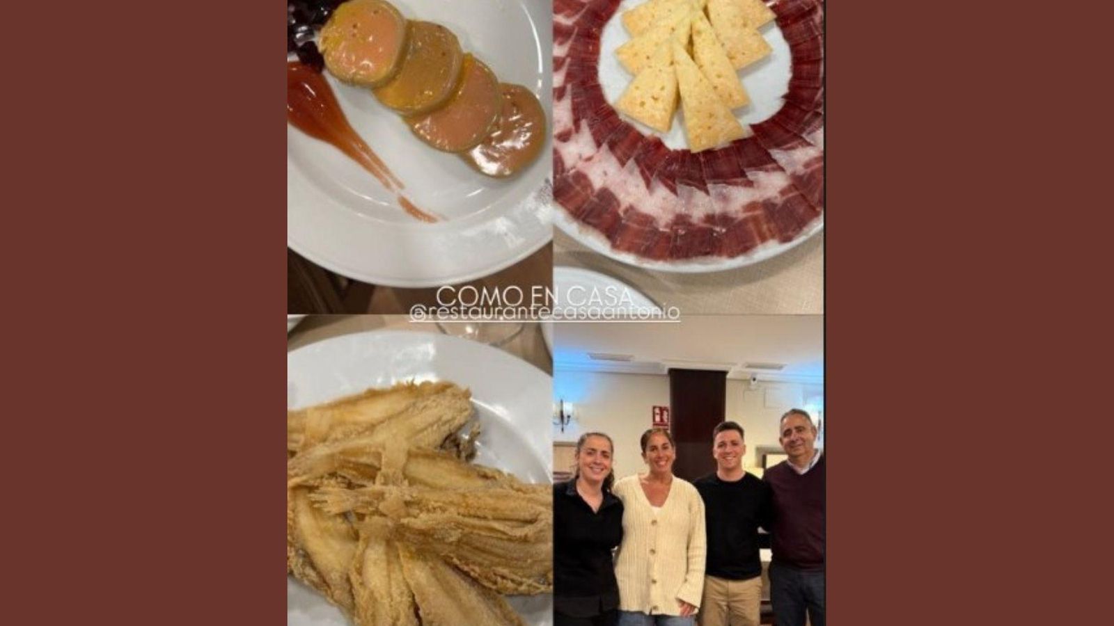 Anabel Pantoja en Restaurante Casa Antonio Anabel Pantoja en Restaurante Casa Antonio