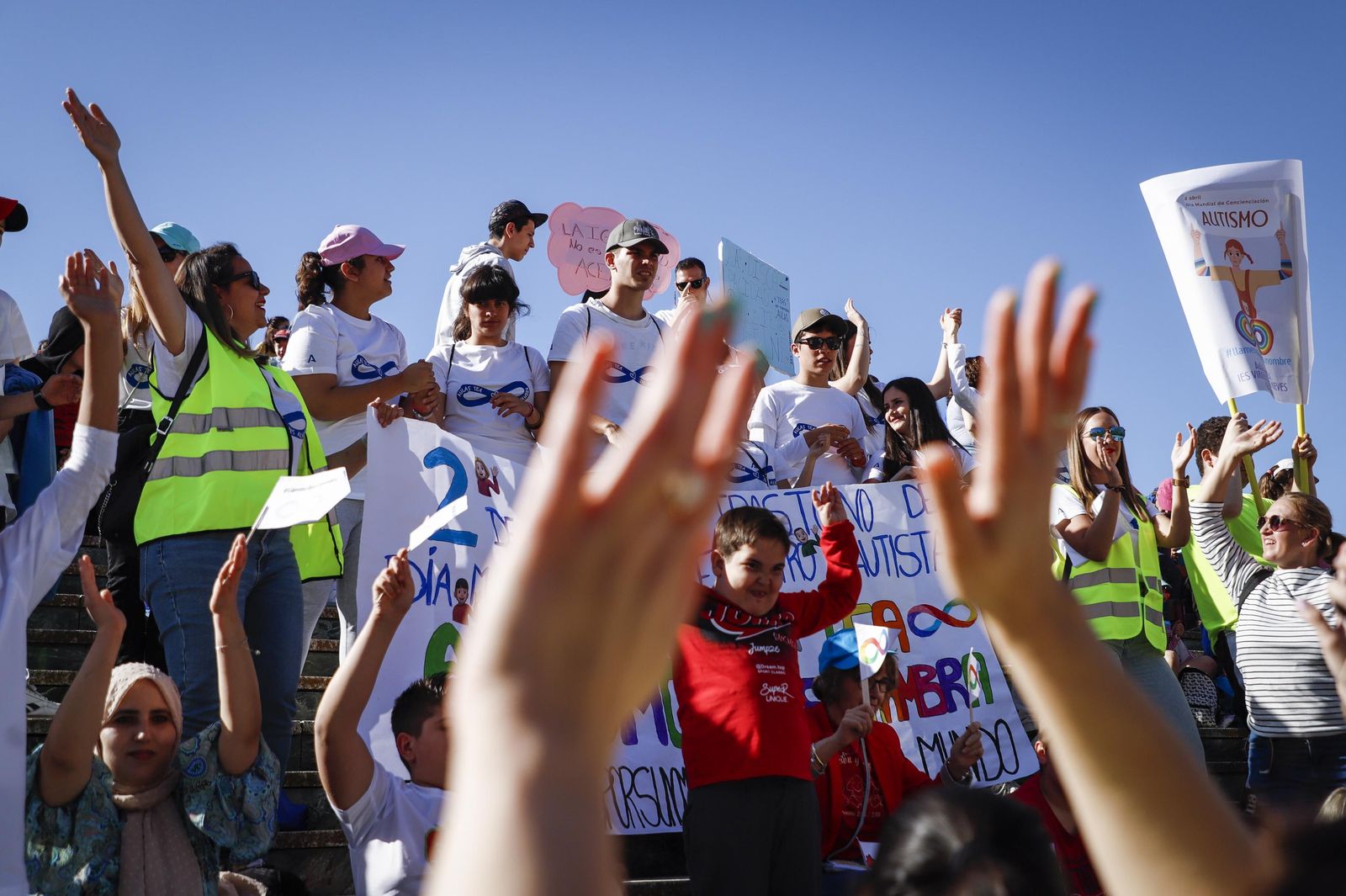 Así ha sido la primera concentración de autismo en Granada